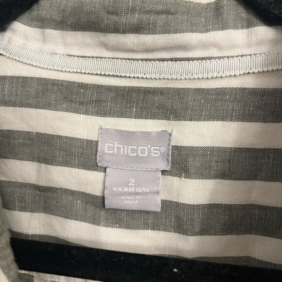 Chicos linen blend top - Picture 3 of 5